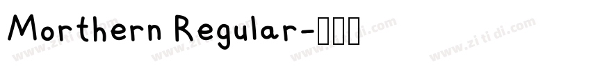 Morthern Regular字体转换